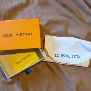 Louis Vuitton Orange Box with White Dust Bag